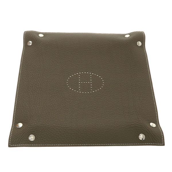 Hermes Mises et Relances H Evelyne Change Tray Leather