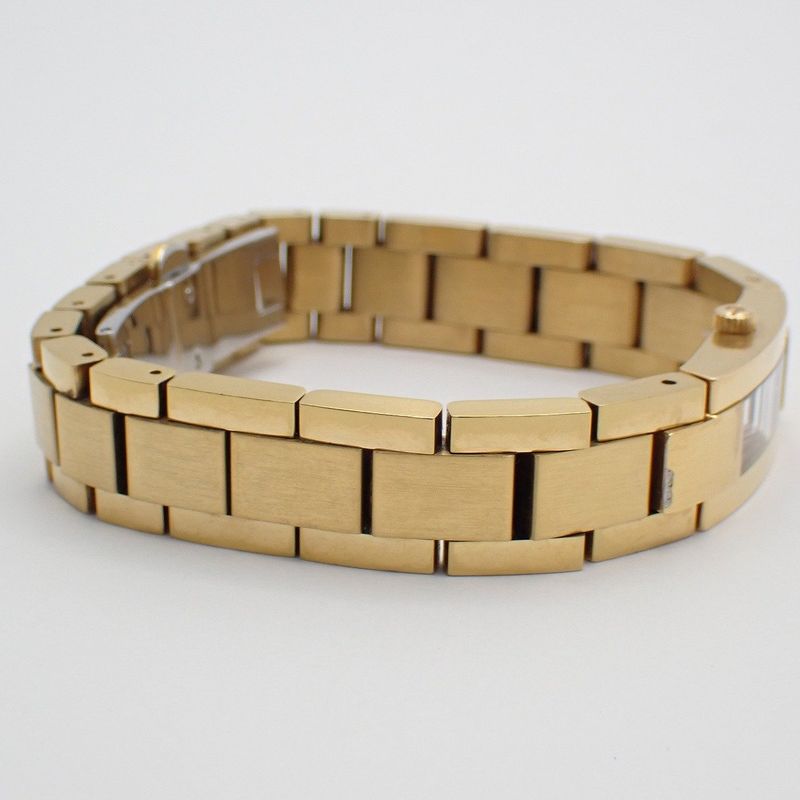 Gucci Bracelet Watch Quartz Gold Black Dial