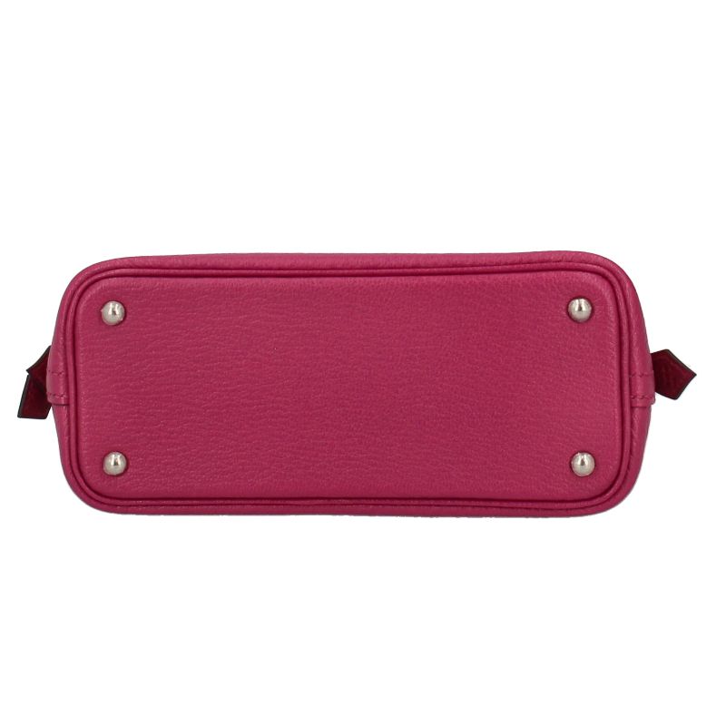 Hermes Bolide Mini Chevre Misol Handbag Rose Purple