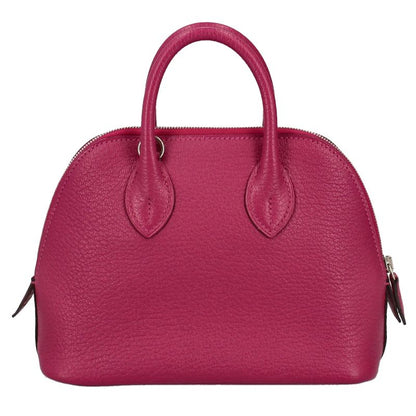 Hermes Bolide Mini Chevre Misol Handbag Rose Purple