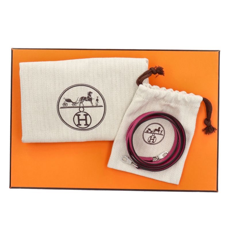 Hermes Bolide Mini Chevre Misol Handbag Rose Purple