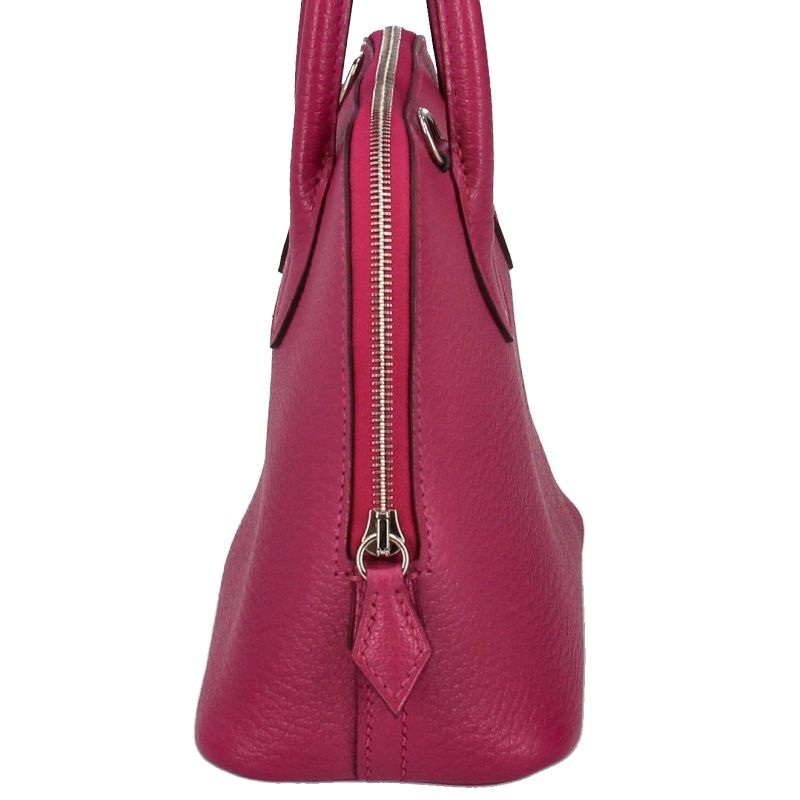Hermes Bolide Mini Chevre Misol Handbag Rose Purple