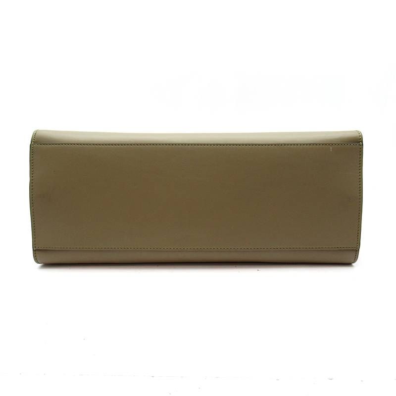 Gucci Nymphaea Bamboo Handbag Leather Beige