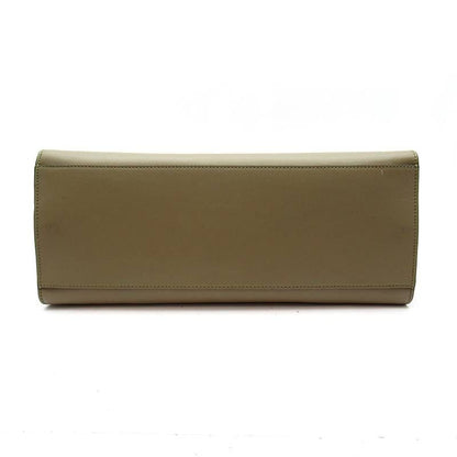 Gucci Nymphaea Bamboo Handbag Leather Beige