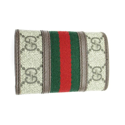 Gucci Ophidia Ggkey Case Beige Brown