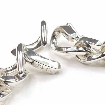 Tiffany & Co. Forge Link Bracelet High Polish Star