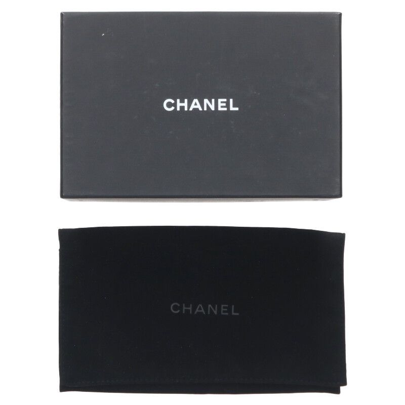Chanel CC Logo Caviar Leather Chain Shoulder Bag Black