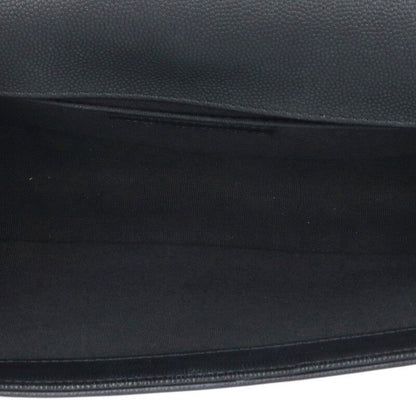 Chanel 25 Caviar Leather Chain Shoulder Bag 25 Black