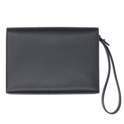Hermes Sac a Depeches 24 Veau Epsom Black Clutch