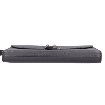 Hermes Sac a Depeches 24 Veau Epsom Black Clutch