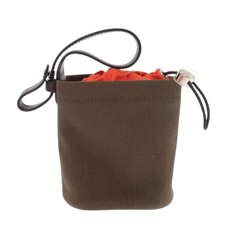 Hermes Dog Treats Pouch Pet Supplies Leather Khaki Fu