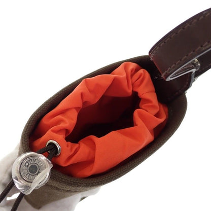 Hermes Dog Treats Pouch Pet Supplies Leather Khaki Fu