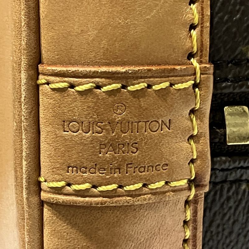 Louis Vuitton Alma Monogram Handbag Canvas