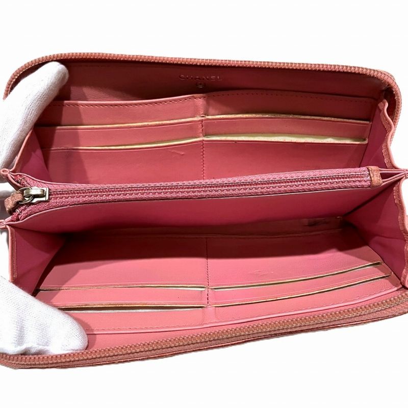Chanel Camellia Wallet Leather