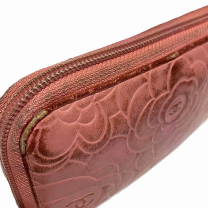 Chanel Camellia Wallet Leather