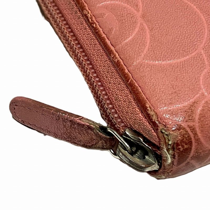 Chanel Camellia Wallet Leather
