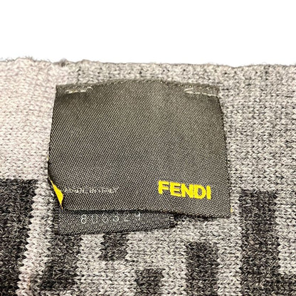 Fendi Scarf Wool Gray