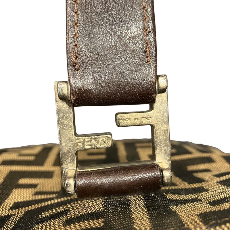 Fendi Handbag Nylon Leather