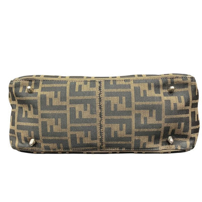 Fendi Handbag Nylon Leather