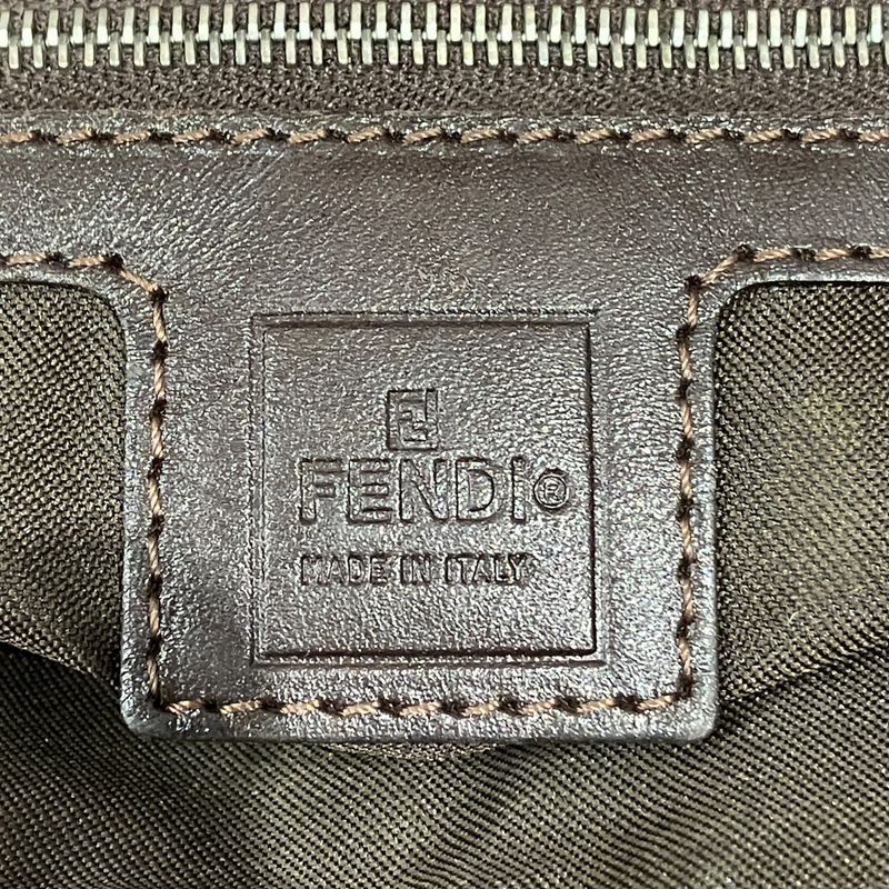 Fendi Handbag Nylon Leather