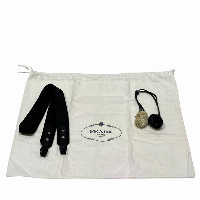 Prada Raffia Canapa Handbag