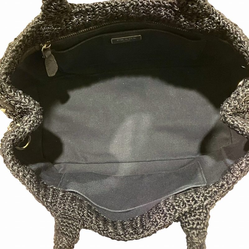 Prada Raffia Canapa Handbag