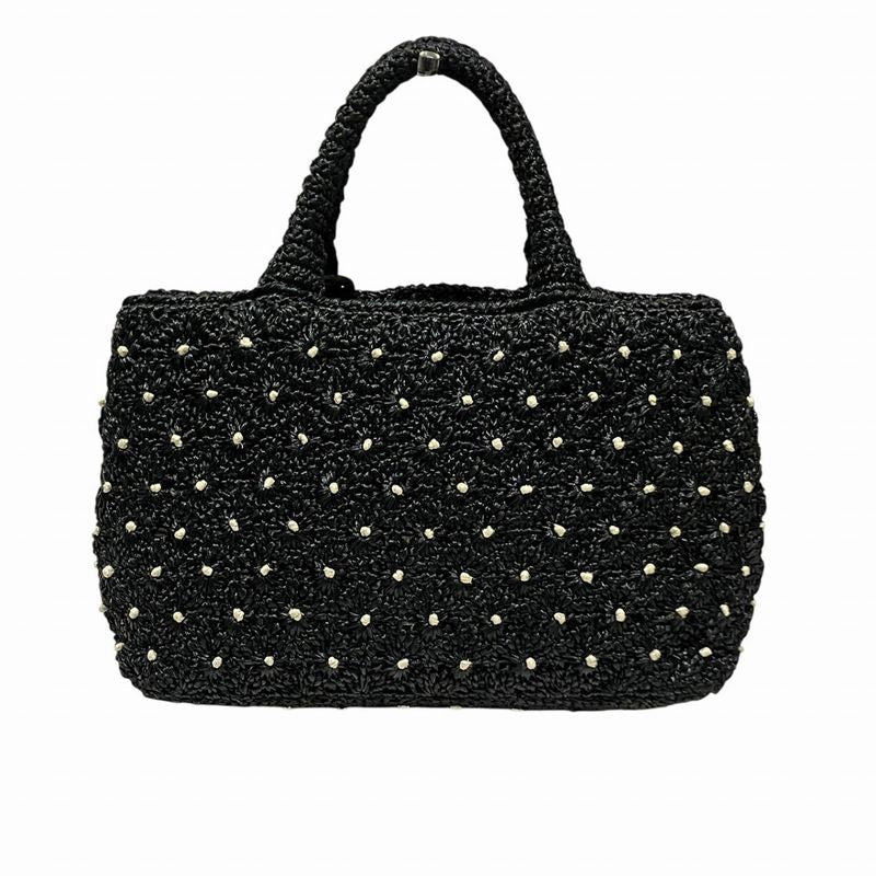 Prada Raffia Canapa Handbag