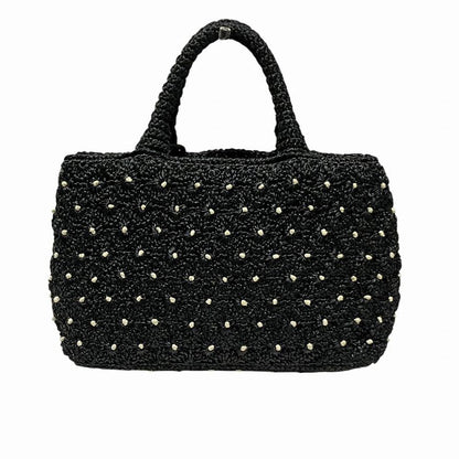 Prada Raffia Canapa Handbag