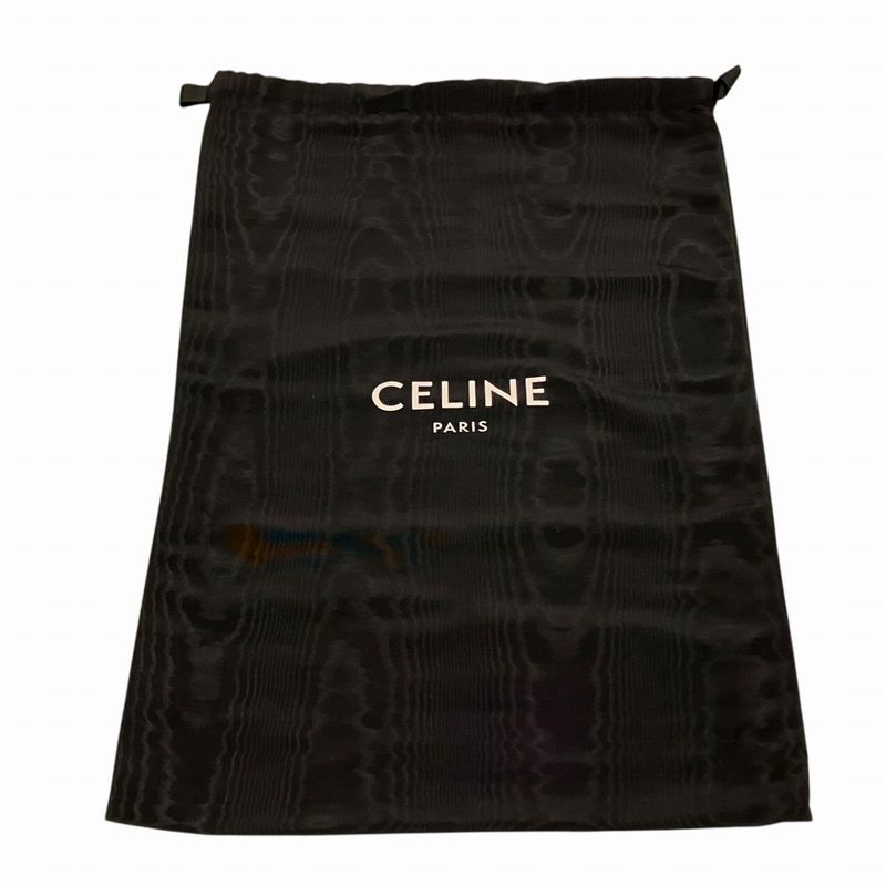 Celine Vertical Cabas Small Tote Canvas Leather