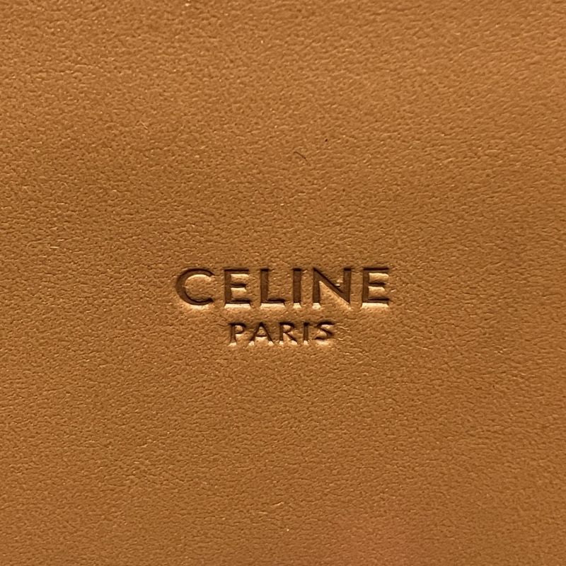 Celine Vertical Cabas Small Tote Canvas Leather