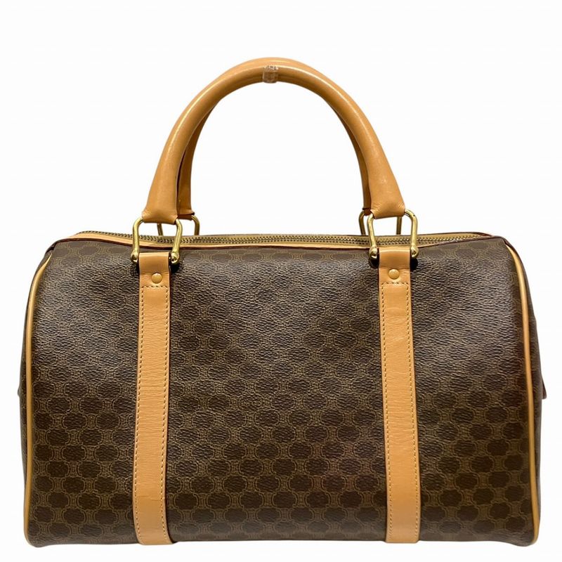 Celine Macadam Boston Bag Leather