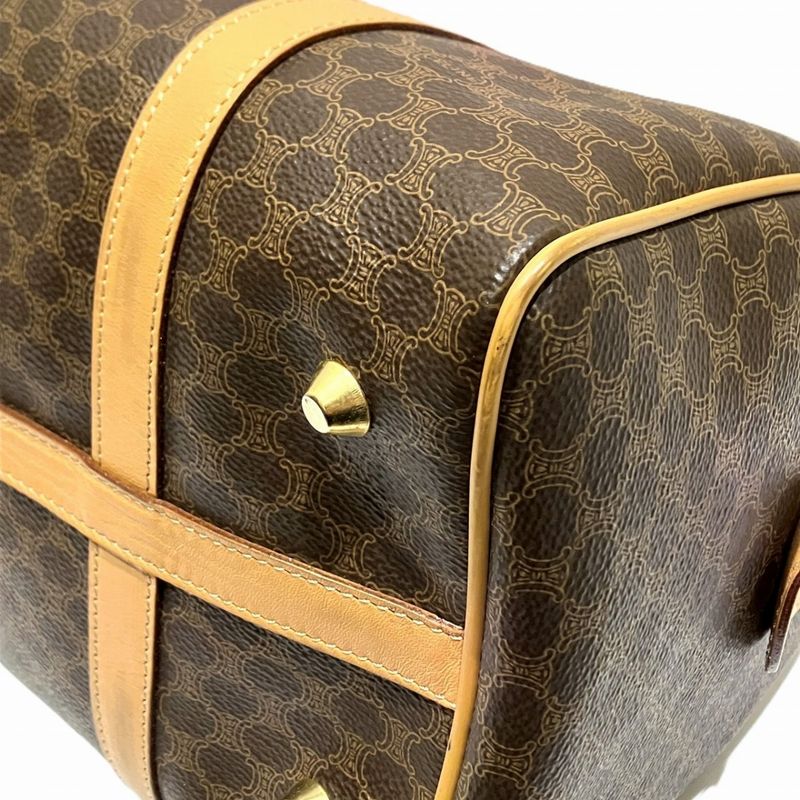 Celine Macadam Boston Bag Leather