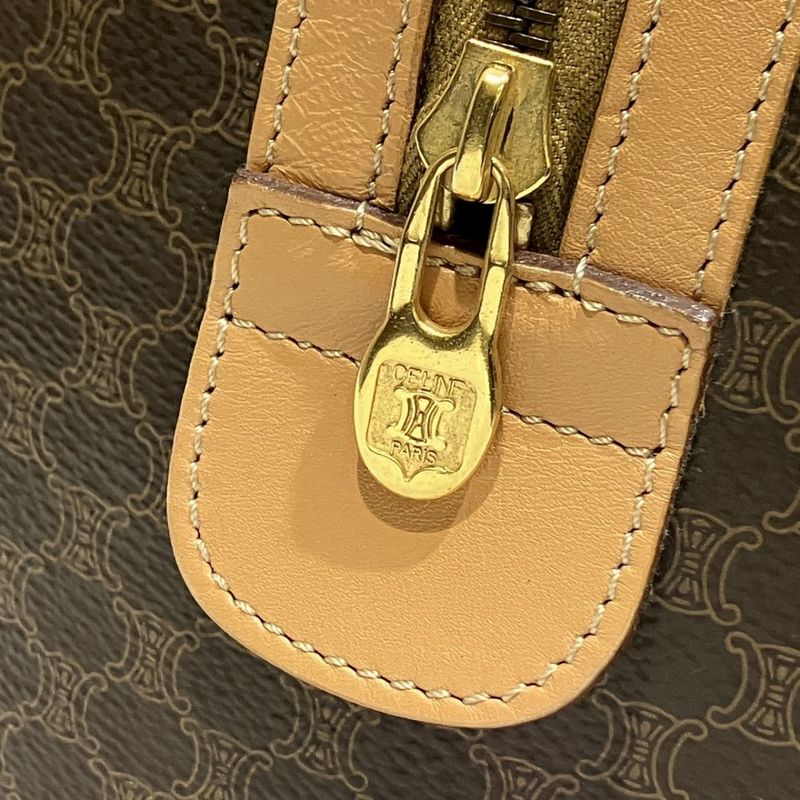 Celine Macadam Boston Bag Leather
