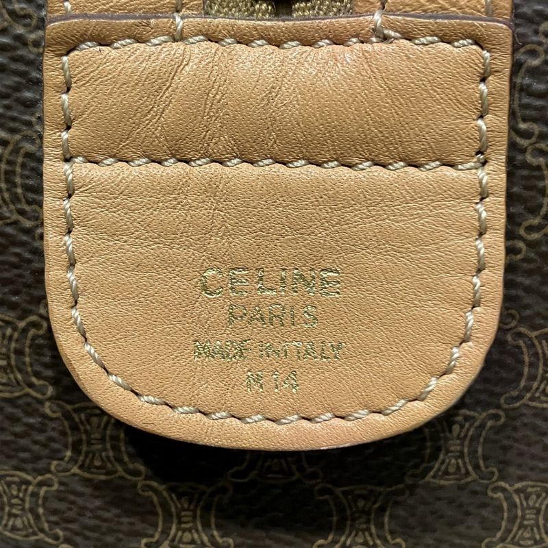 Celine Macadam Boston Bag Leather