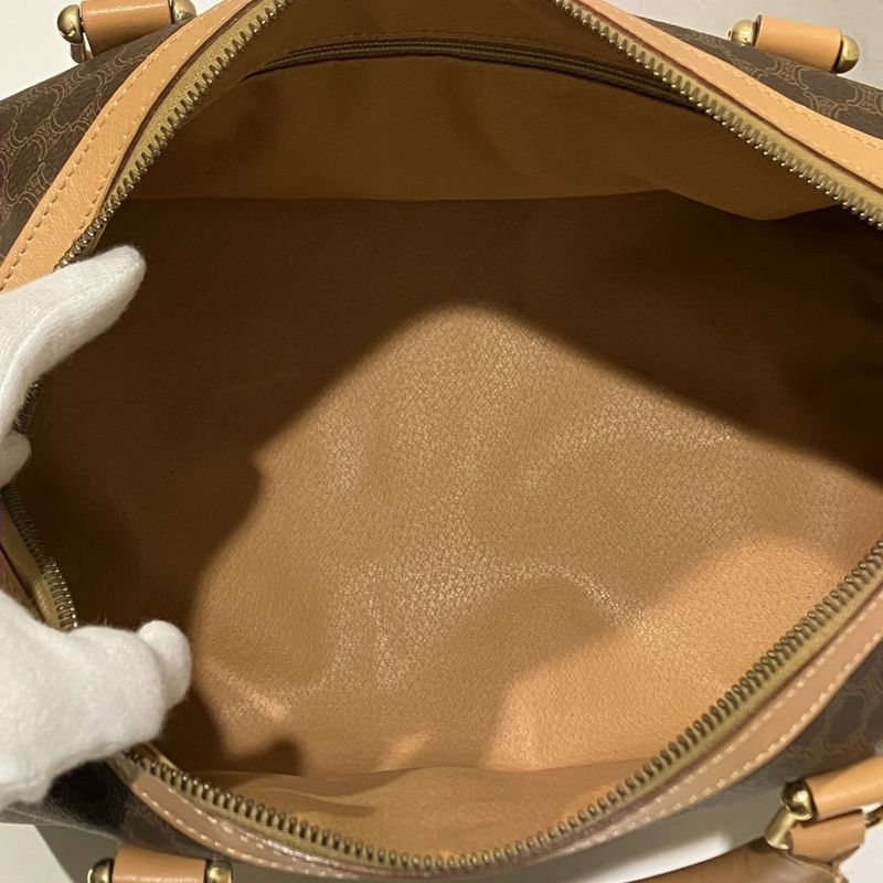 Celine Macadam Boston Bag Leather