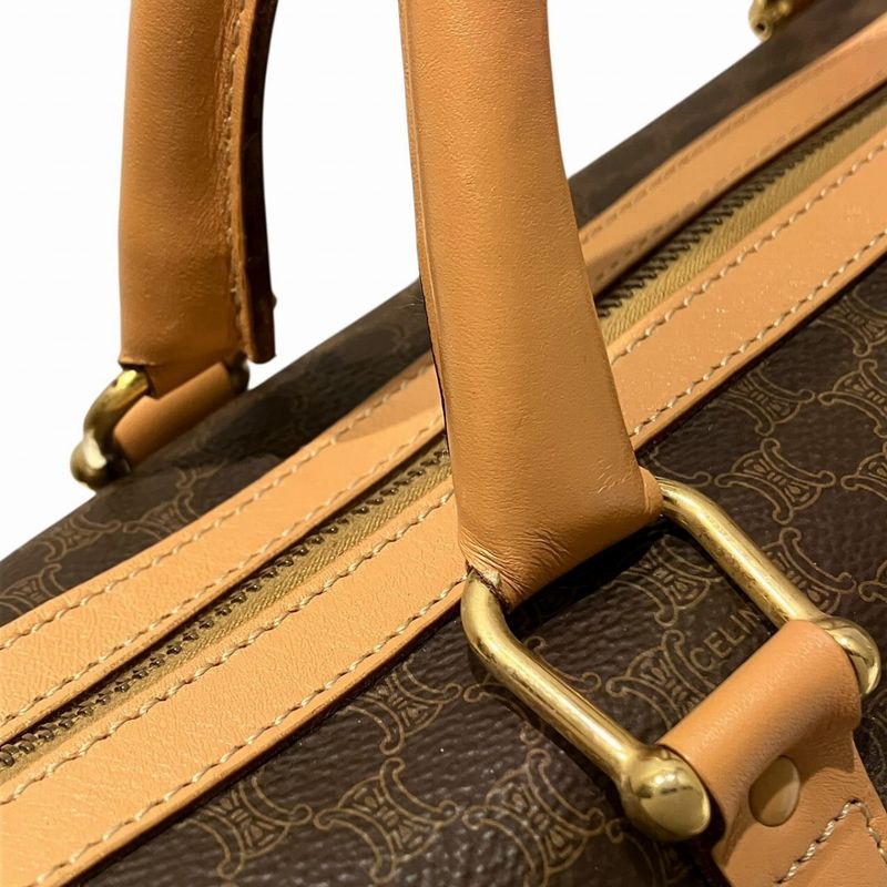 Celine Macadam Boston Bag Leather