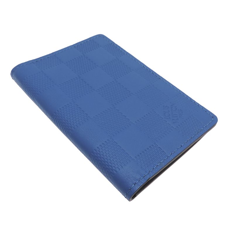 Louis Vuitton Card Case Blue