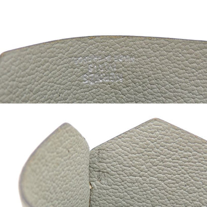 Hermes Shoulder Bag Leather Gray