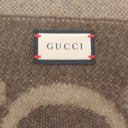 Gucci Scarf Wool Brown