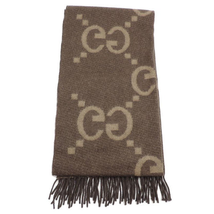 Gucci Scarf Wool Brown
