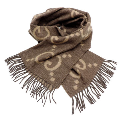 Gucci Scarf Wool Brown