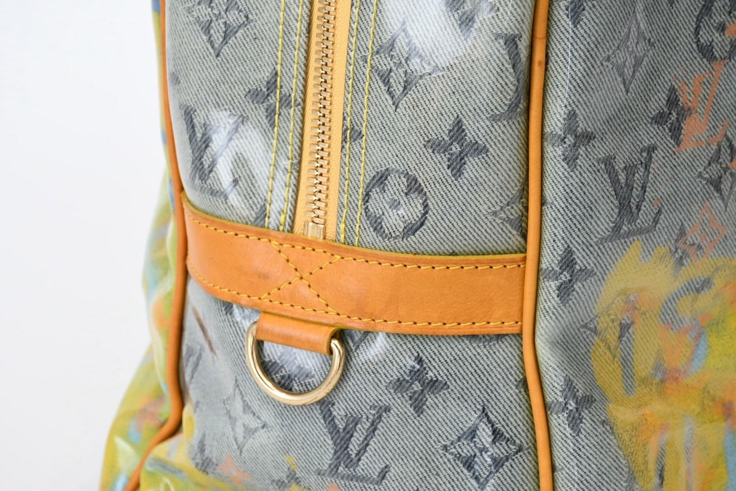 Louis Vuitton Weekender GM Handbag Monogram Pulp Leather — view 5