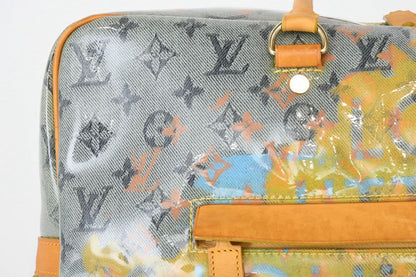 Louis Vuitton Weekender GM Handbag Monogram Pulp Leather — view 8