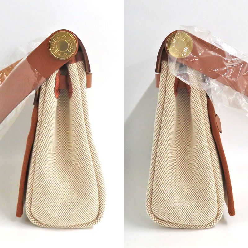 Hermes Herbag Zip 20 Manufactured Brown