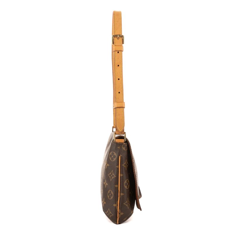 Louis Vuitton Musette Tango Brown Monogram Canvas Shoulder Bag