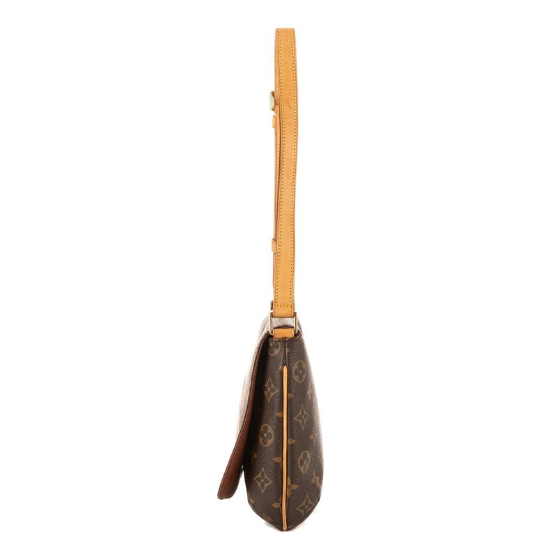 Louis Vuitton Musette Tango Brown Monogram Canvas Shoulder Bag