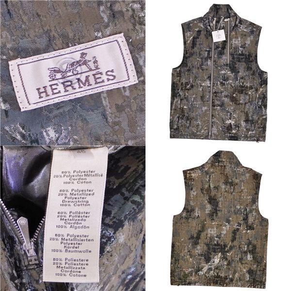 Hermes Vest Gilet Zip Up
