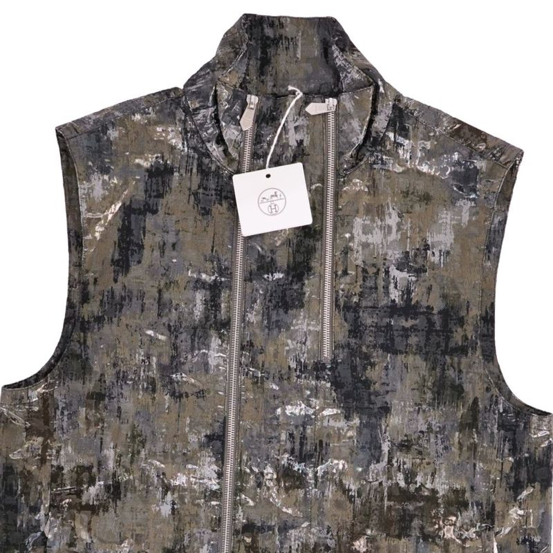 Hermes Vest Gilet Zip Up
