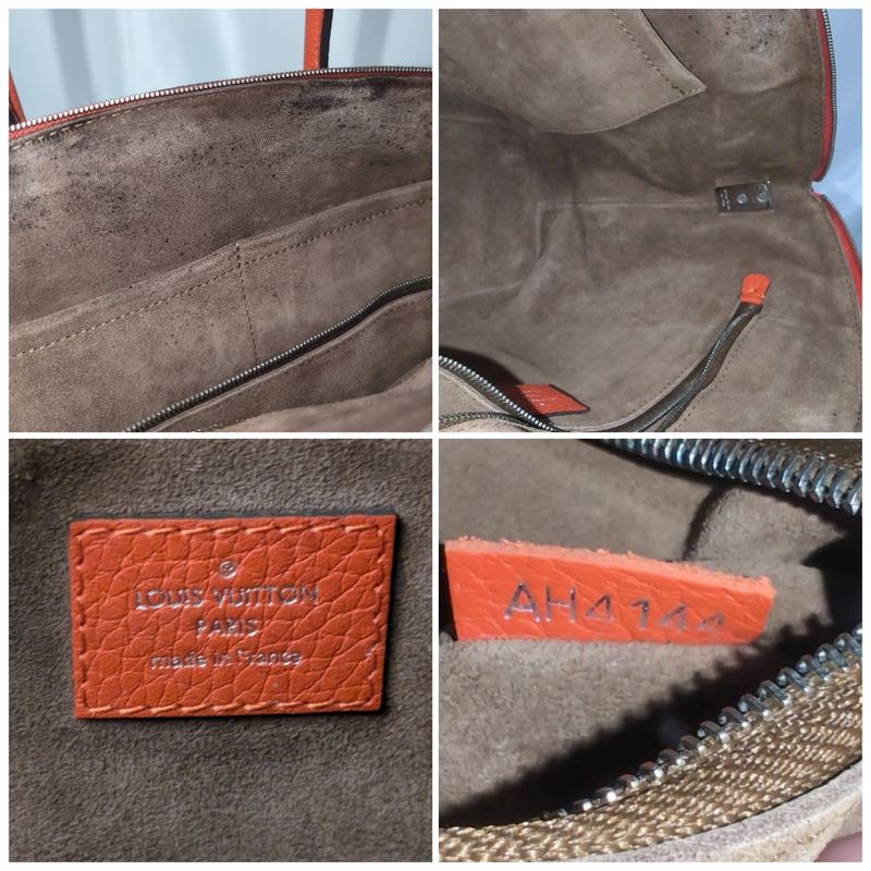 Louis Vuitton Parnassea Lockit PM Orange 2-Way Leather Shoulder Bag