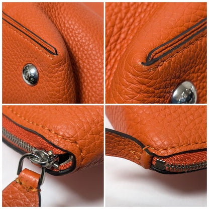 Louis Vuitton Parnassea Lockit PM Orange 2-Way Leather Shoulder Bag